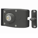 Cerradura Corredera y Abatir con Caja GR BT Cerradura de acceso Sobreponer Negro