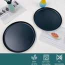 Set 4 platos 4 Piezas Melamina Negro