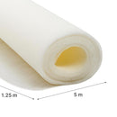 1.25 x 5 m Malla mosquitera blanca