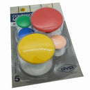 Gancho adhesivo multicolor 5 unidades