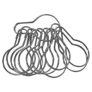 Set De Ganchos Para Cortina De Bano 12 Unidades Gris