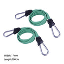 Pack De 2 Bungees Elasticos 1 M X 17 Mm Con Ganchos