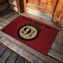 Limpiapies Harry potter 40x60 cm Rojo y negro