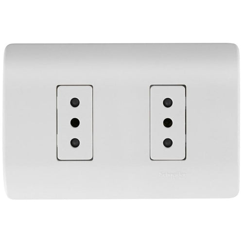 Enchufe 10A Doble Genesis Bco