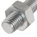 Perno hexagonal metrico 8.8 c/tuerca M8 x 16 mm zincado 2 unid