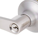 Cerradura dormitorio manilla inox fx