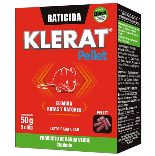 Raticida en pellet 50 gr