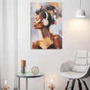 Canvas Mujer Musica2 40X60