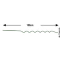 Tutor plastico espiral 11mm 1,8m