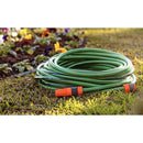 Manguera jardin flexible rayada c/acople 10 m