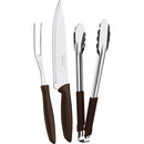 Kit Para Asado 3 Piezas Acero Inoxidable