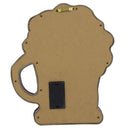 Letrero Led Cerveza Beige 29x5 cm
