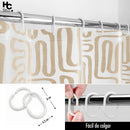 Cortina Bano 178x180 cm Linea Beige