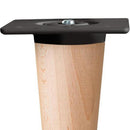 Pata Conica madera 150mm laca