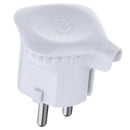 Enchufe Macho Volante Schuko 16A 2P+T Blanco Halux