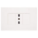 Tomacorriente Simple 10 A Blanco..