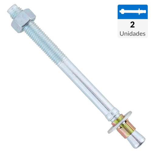 Perno anclaje 5/8" x 8 2 unidades