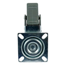 Rueda giratoria con freno plastico 60kg