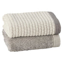 Set De Toallas Visita 500 Gr Algodon 40X70 Cm Gris