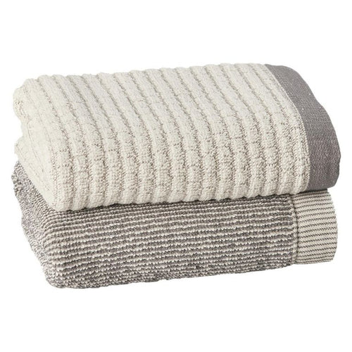 Set De Toallas Visita 500 Gr Algodon 40X70 Cm Gris