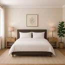 Pack 2 Lampara Mesa Mar Beige 40 cm