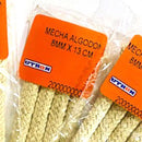 Pack De 4 Mechas Trenzado Para Antorcha Jardin 13 Cm