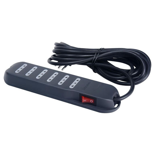 Alargador Multiple Con Led 6 Toma(S) 5 M Grafito