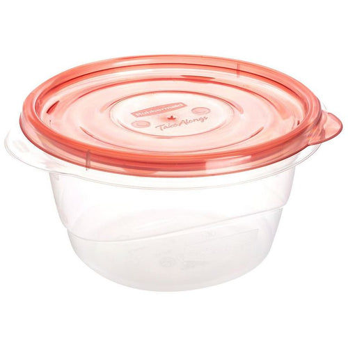 Set 3 Contenedores de Alimentos Redondo Plastico 760 ml