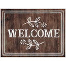 Limpiapies Welcome 45X60 Cm Caucho Reciclado Multicolor
