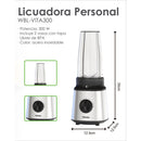 Licuadora Personal 0.75 Litros Negro