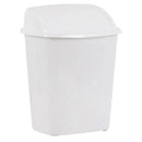 Papelero 7 Litros Plastico Blanco