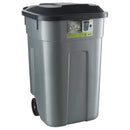 Basurero Contenedor 140 L Negro Con Ruedas