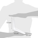 Soporte escuadra para repisa metal 13x15 cm blanco