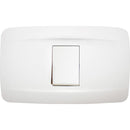 Interruptor simple 9/12 10 A Blanco..