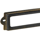 Tarjetero Rectangular Antiguo Para Muebles Y Cajones