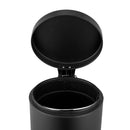 Set de 2 Basureros 5 Litros Metal Negro
