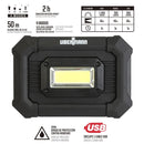 Foco De Trabajo Recargable 1200 Lumenes