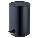Basurero Cilindro 5 Litros Metal Negro