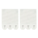 Pack Sujeta Cuadros 14 Pares Blanco Pequeno Y Mediano