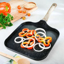 Plancha Induccion 26.8 cm Aluminio Negro