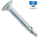 Tornillo Autoperforante Metal 1-7/16 Pulg 10 Mm 100 U.