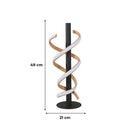 Lampara Mesa Led Marina Negro 21X49 Cm