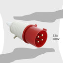 Enchufe industrial macho volante 32 A 3P+T 380V IP44