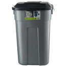 Basurero Contenedor 140 L Negro Con Ruedas