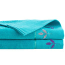 Set de Toallas Visita 380 gr Algodon 30x50 cm Turquesa