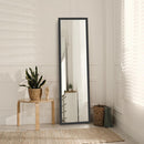 Espejo Decorativo Forma Rectangular 30X120 Cm Negro
