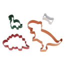 Set de 4 Moldes Dinosaurios para Galletas
