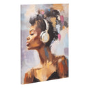 Canvas Mujer Musica2 40X60