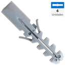 Tarugo De Nylon Con Tornillo Y Broca 5 Mm 6 Unidades