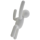 Set De 3 Ganchos Buddy Plastico Blanco
